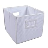 Badger Basket Folding Basket and Storage Cube, White by Badger Basket [並行輸入品]