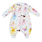 エルフ ベビー(Fairy Baby)ベビースリーパー スリーピングバッグ 着る布団 寝袋春夏用 2Way S クマとうさぎ