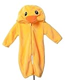 酉年 ひよこ 着ぐるみ ロンパース カバーオール コスチューム 洋服 男の子 女の子 防寒 酉 (70（0-3ヶ月）)