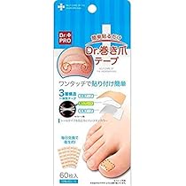Amazon.co.jp: Dr.PRO 簡単貼るだけ Dr巻爪テープ 60枚入 : ビューティー