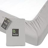 Jersey Knitted Fitted Crib Sheet Color: Gray by Kushies [並行輸入品]