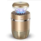 ストレージシェルフ 昆虫キラー電子LED蚊キャッチャーUSB光触媒UV蚊のトラップキラー屋内オフィスのための真空ファン付き蚊ランプ155 * 155 * 290ミリメートル ( 色 : ゴールド )