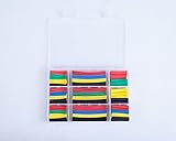 SummitLink Box-packed 328 Pcs Assorted Heat Shrink Tube 5 Colors 8 Sizes Tubing Wrap Sleeve Set Comb