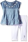 U.S. Polo Assn. PANTS ベビー・ガールズ US サイズ: 12M カラー: ホワイト
