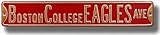 Boston College Eagles Ave Street Sign