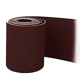 uxcell サンドペーパー　紙やすり サンディングベルト ダークブラウン 砥粒 5000mmx100mm 240グリット