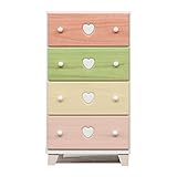 カントリー風 幅55cm 4段チェスト 脚付き 桐タンス 完成品