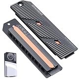 GRAUGEAR PS5 Pro/PS5 Slim M.2 SSD ヒートシンク ヒートパイプ付き 一体型 銅ヒートパイプ アルミニウムフィン 高効率冷却 NVMe SSD アップグレード対応 PlayStation 5用