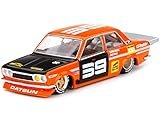 Datsun 510 Pro Street SK510 Orange and Black (Designed by Jun Imai) "Kaido House" Special 1/64 Diecast Model Car by True Scale Miniatures