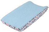 Balboa Baby Quilted Changing Pad Cover - Aqua and White Dot by Balboa Baby