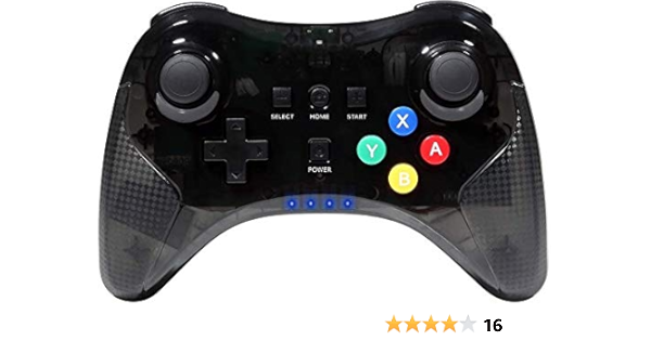 Wiiu コントローラー Wiiu用 Pro ワイヤレス コントローラー ゲームパッド 振動機能 複数同時接続可能 Usb充電ケーブル 黒 Amazon Co Jp