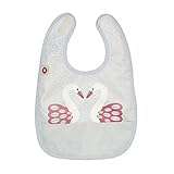 FRANCK＆FISCHER フランク＆フィッシャー オーガニックコットン ビブ / スワン Eat pink swan bib 【 17012002 】