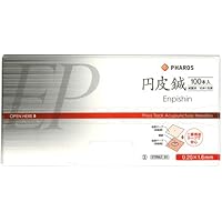 ファロス 円皮鍼 太さ0.20mm×針長1.6mm 1箱(100本入) EP16