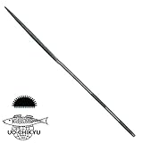 魚地球 精密ニードルヤスリ 甲丸 (160mm,#6)