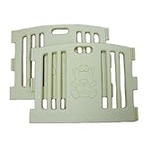 サークル「BABY　BEAR　ZONＥ」ベビーベアゾーン 専用拡張パネル2枚組セット【ベージュ】 ベビーサークル