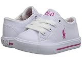 (ポロラルフローレン) Polo Ralph Lauren キッズカジュアルシューズ・・スニーカー・靴 Scholar (Toddler) White Tumbled/Pink Pony Player