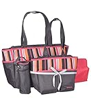 Carter's Tote Diaper Bag Set - Pink/Gray by Carter's