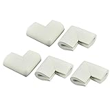 Seliyi コーナークッション　コーナーガード　コーナーパッド　コーナーカバー ケガ防止　保護 コーナー エッジ ガード プロテクター 家庭 安全 クッション 家具 テーブル用 U形 ホワイト 5 