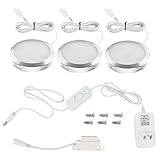 BWL パックライト リモートコントロール 明るさ調節可能なLEDキャビネット照明 マルチカラーLEDアクセントライト CBN-3