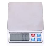 Demiawaking デジタルスケール キッチンスケール 高精度 電子天秤 携帯タイプ 業務用 0.1g 3000g （バッテリー出荷なし）