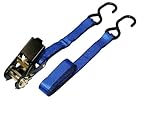 EverestプレミアムRatchet Tie Down – 1 pk – 1 in – 6 ft – 300 kg使用荷重 – 900 kg破断強度 – Cambuckle Alternative 