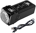 NITECORE TUP 1000ルーメン 充電式 エブリデイキャリーポケットフラッシュライト OLEDディスプレイ LumenTac充電ケーブル付き (ブラック)