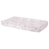 Bebe au Lait Classic Muslin Changing Pad Cover Rose Quartz [並行輸入品]