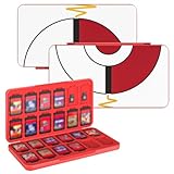 Switch カードケース ATiC 任天堂 Switch 有機ELモデル対応 ゲームカード収納ボックス ハードストレージボックス ニンテンドースイッチ用 ゲームカードホルダー 16枚収納 耐衝撃 軽量 防塵 耐久 かわいい オレンジ子犬