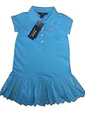 ラルフローレンの子供服　POLO　RALPHLAWREN　半袖ポロ　ワンピース　２才用９５ｃｍ [並行輸入品]