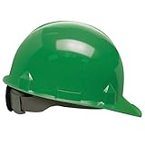 Jackson Safety 14837 SC-6 High Density Polyethylene Hard Hat with 4 Point Ratchet Suspension, Green 