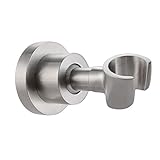 KES C214-2 Shower Head Bracket Holder Stepless Adjustable Wall Mount, Brushed SUS304 Stainless Steel