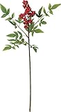 asca 造花 ナンテン 全長60cm 房15cm レッド A-74459-002
