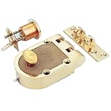 mul-t-lock Single円柱Jimmy Proof with Rim cylinder-bright真鍮