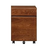 ブラウン／Lebul デスクワゴン ワゴン 収納 木製 天然木 シンプル ナチュラル ブラウン キャスター付