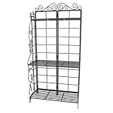 Bakers Rack Plant Stand Brnz