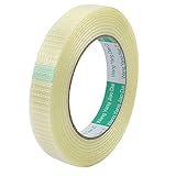 uxcell ガラス繊維テープ 断熱 グリッドテープロール ホワイト 18 x 125mm 50m全長
