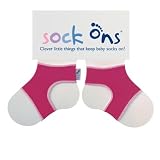 Sock Ons Clever Little Things That Keep Baby Socks On! 0 -6m (Fushcia) by SOCKONFS [並行輸入品]