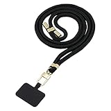 スマートフォン用ショルダーストラップ (ブラック)