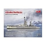 アイシーエム ICM 1/700 ドイツ海軍 弩級戦艦 グロッサークルフェルスト プラモデル S015