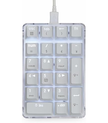 Amazon | Qisan メカニカルテンキーパッド GATERON レッド