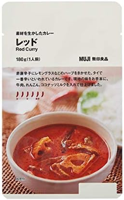 無印良品 素材を生かしたカレー レッド 180g(1人前) 82909234