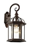Trans Globe Lighting 4181 RT Wentworth 16" Rust Wall Lantern [並行輸入品]