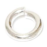 丸カン マルカン１個売り シルバー925 ハンドメイド パーツ 線径1mm 直径6mm 内径4mm