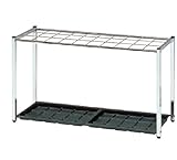 ミヅシマ工業 レインスタンドS 30S・30本立 230-0420 『傘立て 業務用 ステンレス製 学校・病院 オフィス 公共施設 レジャー施設 サービスエリア スーパー・店舗向け』