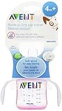 Philips AVENTフィリップス BPAフリーボトル1STカップトレーナー4 カ月用 クリアピンク　【並行輸入品】