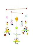 Beetles and Bees Wooden Ceiling Mobile by Goki [並行輸入品]