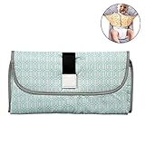 おむつ取替えマット おしめ替え ベビー用防水パッド 防水シーツ 軽量 コンパクトに収納 携帯便利 洗濯可能 おもちゃリング付 6色選び by liankeshop