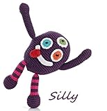 Chubby Monster Rattle - Purple [並行輸入品]