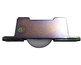 ヨコヅナ 調整戸車14型 ベアリング入ジュラコン車 鉄枠(33mm・U型)(1箱・10個) TEM-0338