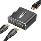 HDMI 分配器 8K切替器 HDR hdmiセレクター 2入力1出力 アルミニウム合金 手動 7680p x 4320p 3840p ×